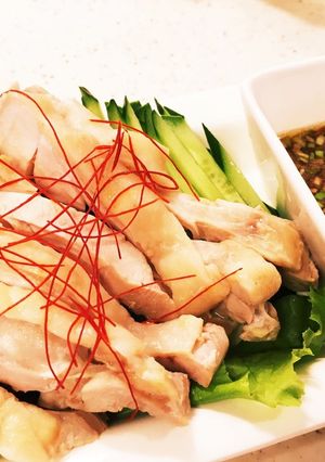 蒸し鶏のうまうま香味ダレ-レシピのメイン写真
