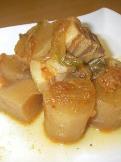 うまっ☆大根と豚バラのキムチ煮-レシピのメイン写真