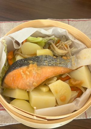鮭のちゃんちゃん焼き-レシピのメイン写真