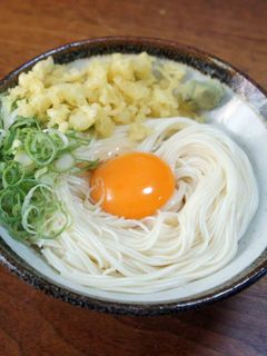 釜玉そうめん-レシピのメイン写真