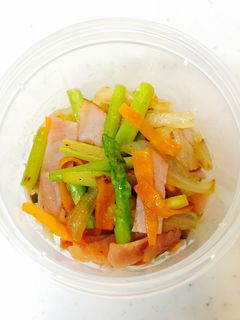 アスパラとハムのバターソテー*-レシピのメイン写真