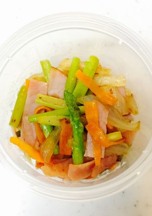 アスパラとハムのバターソテー＊-レシピのメイン写真