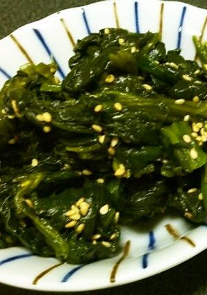 超かんたん♪冷凍ほうれん草のおひたし-レシピのメイン写真