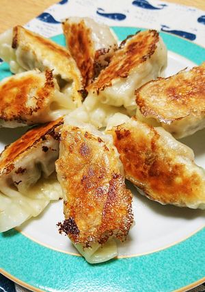 豚ひきとキャベツのニラがなくても餃子-レシピのメイン写真