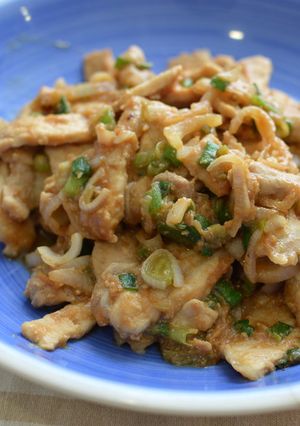 豚肉ねぎ炒め-レシピのメイン写真