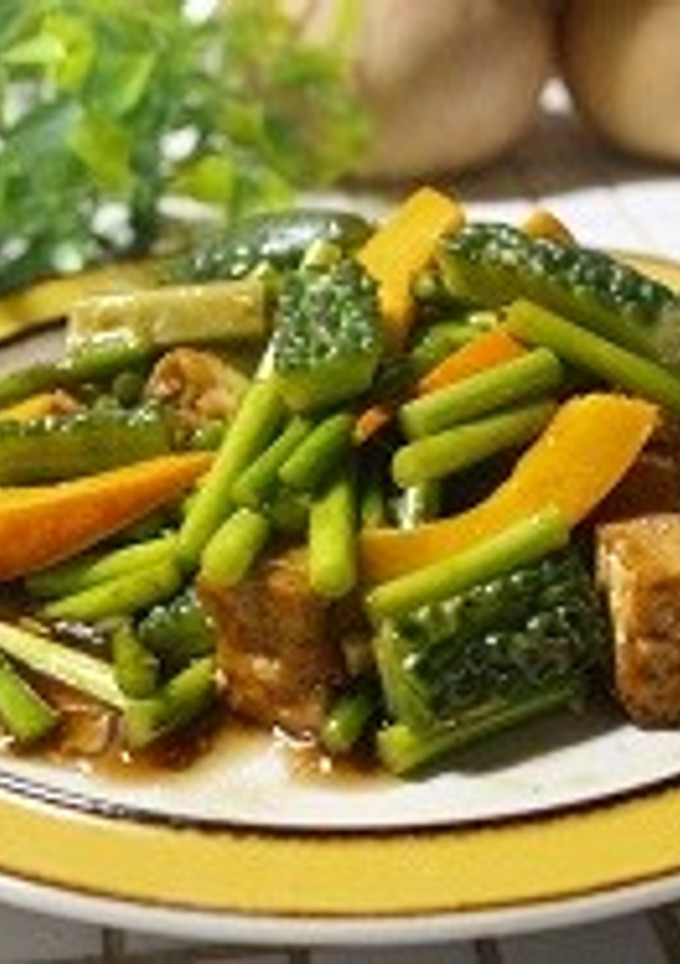 野菜と厚揚げ甘酢あん-レシピのメイン写真