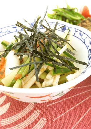 きゅうりと長芋のキムチ和え＊うま塩-レシピのメイン写真