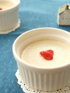 〈くらし薬膳〉ぷるぷる豆乳ごまプリン-レシピのメイン写真