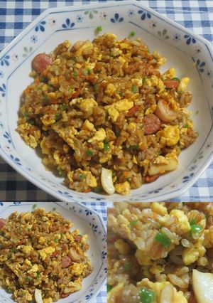 カレーチャーハン-レシピのメイン写真