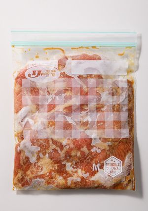 保存バッグ作り置き 豚コマプルコギ風-レシピのメイン写真