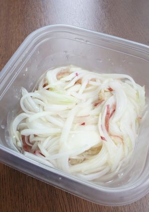 茗荷入り酢玉ねぎ-レシピのメイン写真