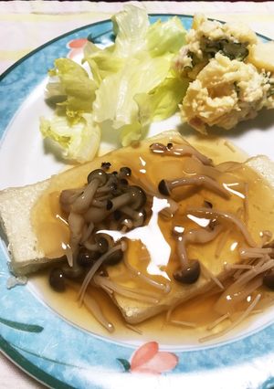節約オカズ☆とうふステーキ・きのこソース-レシピのメイン写真