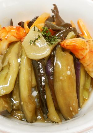 めっけもん♪なすのにんにく炒めあんかけ丼-レシピのメイン写真