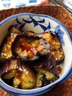 レンジ蒸しなすのオイスターソース和え☆-レシピのメイン写真