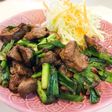 鷄肝でアッサリ旨辛レバニラ炒め