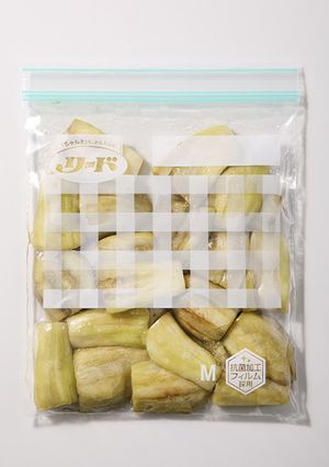 保存バッグ作り置き なすの塩びたし-レシピのメイン写真