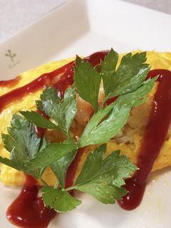 冷凍ピラフで!簡単オムライス♫-レシピのメイン写真