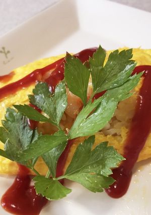 冷凍ピラフで！簡単オムライス♫-レシピのメイン写真