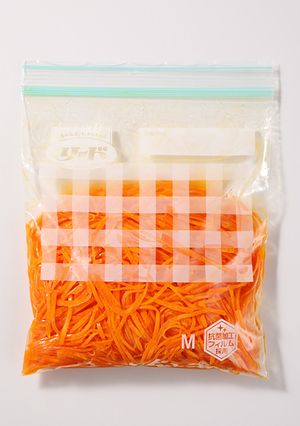 保存バッグ作り置き キャロットラペ-レシピのメイン写真