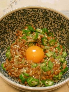 ネバネバパワーで夏バテ防止!納豆オクラ-レシピのメイン写真