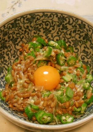 ネバネバパワーで夏バテ防止！納豆オクラ-レシピのメイン写真
