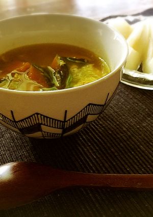 簡単!かぼちゃの野菜のスープ-レシピのメイン写真