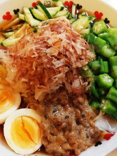 ちゃっと10分!冷製おろしネバうどん♡-レシピのメイン写真