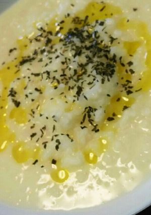 オリーブ香る チーズ粥-レシピのメイン写真