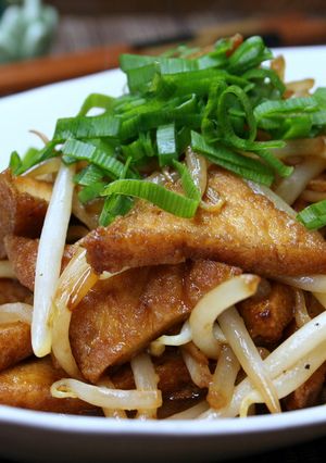 ■もやしと厚揚げだけの給料日前炒め■-レシピのメイン写真
