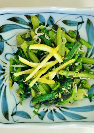 青菜とじゃこの香味和え-レシピのメイン写真