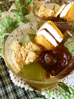 甘さ控えめ★ひんやり緑茶ゼリー-レシピのメイン写真