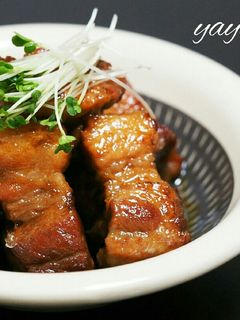 めんつゆで簡単☆てりてり豚角煮-レシピのメイン写真