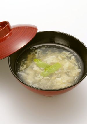 業務用介護食　緑ちゃん入りかき玉汁-レシピのメイン写真