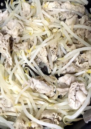 創味シャンタンで簡単味付＊豚もやし炒め＊-レシピのメイン写真