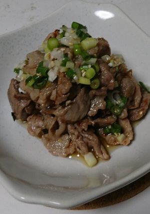 ねぎしお豚炒め-レシピのメイン写真