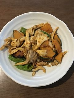 かぼちゃ、舞茸のキムチ炒め-レシピのメイン写真