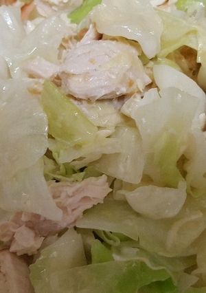 キャベツとササミの味噌マヨネーズサラダ-レシピのメイン写真