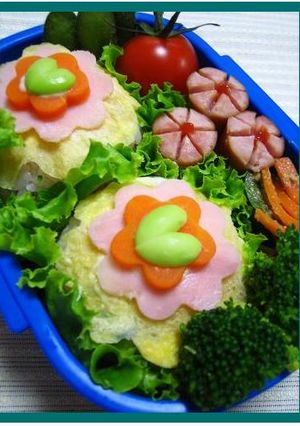 キャラ弁♪お花♪-レシピのメイン写真