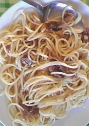 小腹が好いたときの和風パスタ-レシピのメイン写真