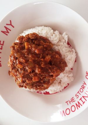 ひき肉で煮込まないトマトカレー-レシピのメイン写真