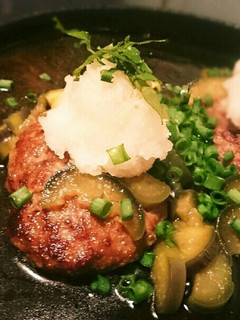 ナスの和風ハンバーグ-レシピのメイン写真
