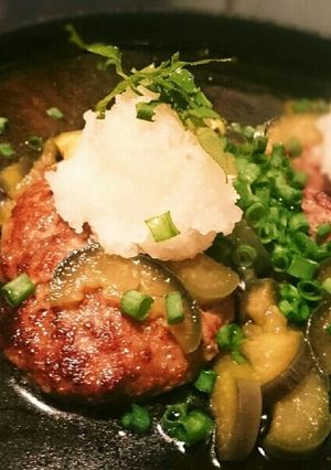 ナスの和風ハンバーグ-レシピのメイン写真