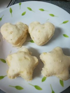 ゆで卵の型でレンチン蒸しパン-レシピのメイン写真
