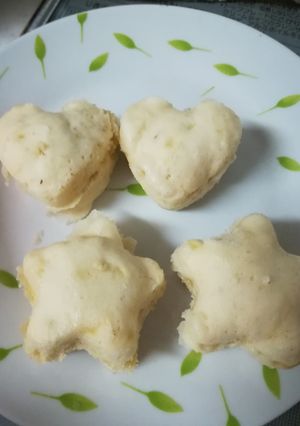 ゆで卵の型でレンチン蒸しパン-レシピのメイン写真
