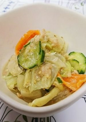 レンジで簡単☆野菜とツナの冷サラダ-レシピのメイン写真