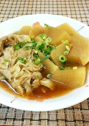 レンジde簡単♡豚バラ大根しみしみ煮♪-レシピのメイン写真