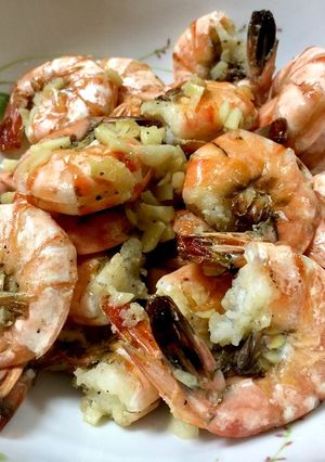 簡単 殻ごと食べる ガーリックシュリンプ-レシピのメイン写真