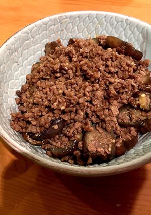 茄子とひき肉の青椒肉絲味-レシピのメイン写真