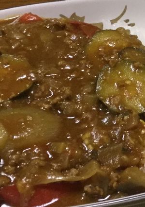 夏バテ防止！キーマカレー風 夏野菜カレー-レシピのメイン写真
