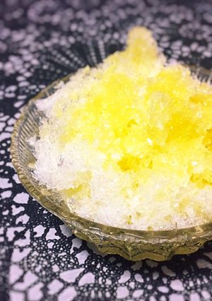 糖質制限◆かき氷に簡単レモンシロップ-レシピのメイン写真